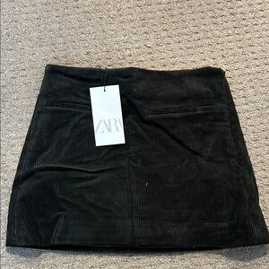 Zara Green  Mini Skirt